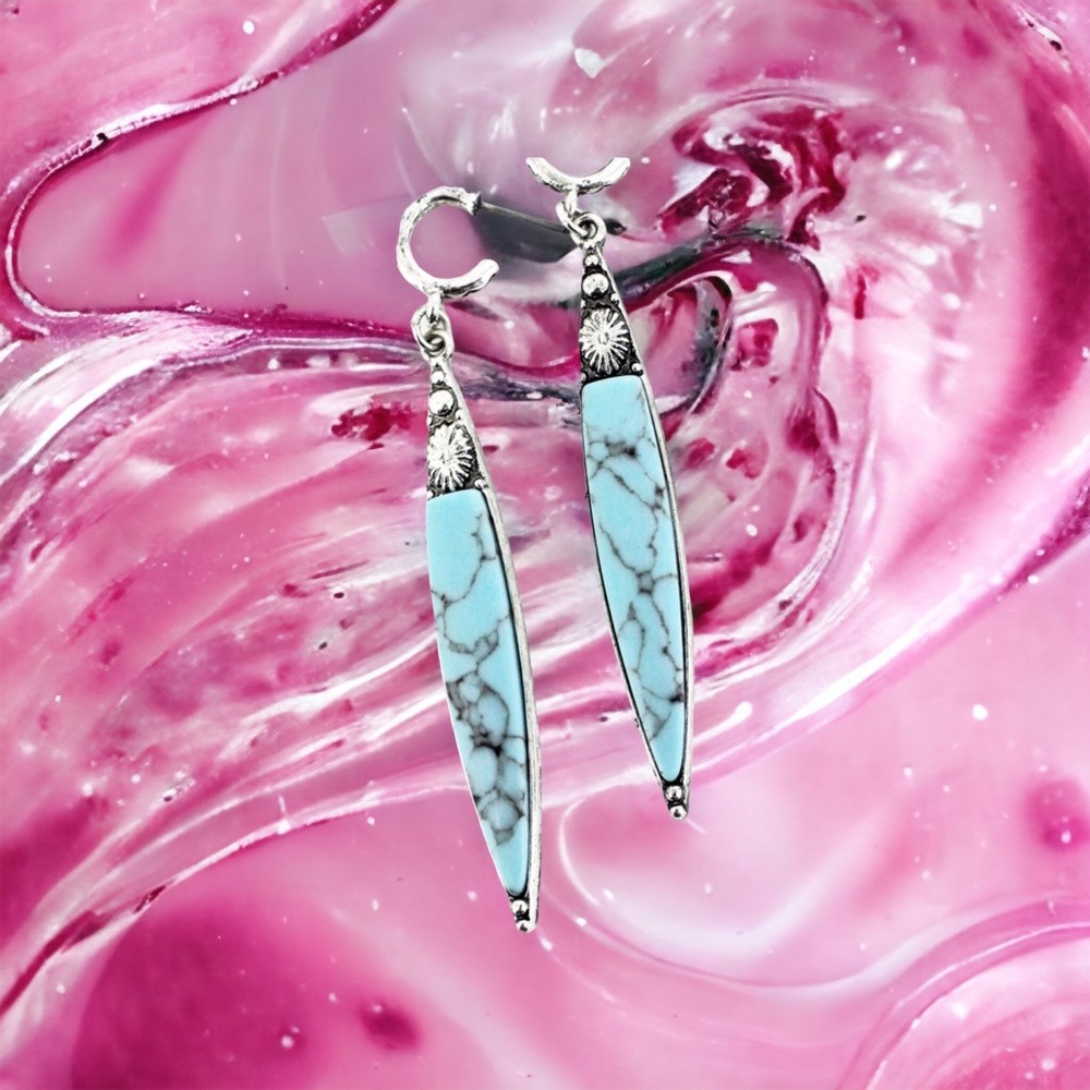 NWT TURQUOISE LOXLEY EARRINGS